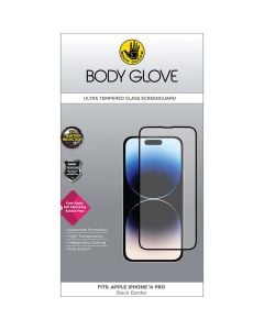 Body Glove Apple iPhone 14Pro Ultra Tempered Glass Screenguard -Black 