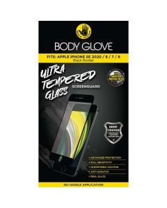 Body Glove Apple iPhone SE 20/8/7/6 Ultra Tempered Glass Screen Protector - Black