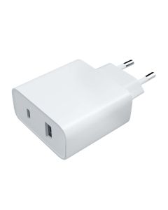 Xiaomi Mi 33W 2 Port Wall Charger in White sold by Technomobi