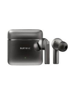 Burtone Metal Series True Wireless Earbuds in gun grey sold by Technomobi