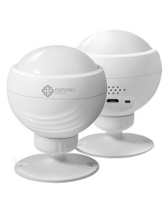 Connex Connect Smart WiFi Motion Sensor Recharge Twin Pack - White