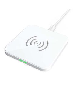 Choetech T511S Fast Wireless Charging Pad 10W in White sold by Technomobi