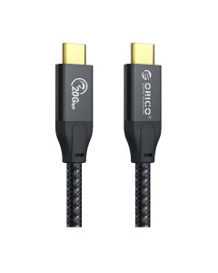 Orico USB3.2 Gen2x2 Braided Type-C High-Speed Data Cable 1m - Black