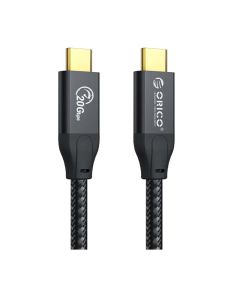 Orico USB3.2 Gen2x2 Braided Type-C High-Speed Data Cable 2m - Black
