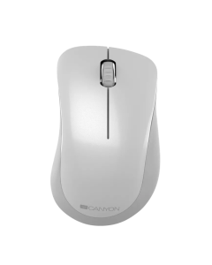 Canyon  2.4 GHz  Wireless Mouse With 3 Buttons - Pearl White / Grey