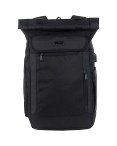 Canyon Rolltop Laptop Backpack for 17.3" RT-7 - Black