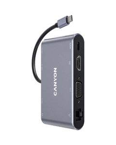 Canyon DS-14 Hub 8 in 1 4k USB C - Dark Grey 