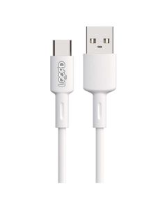 LOOPD LITE USB To USB Type C Cable 1M - White