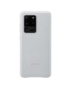 Samsung Galaxy S20 Ultra Leather Cover - Grey