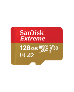 SanDisk Micro SDHC Extreme 128GB (160MB/S) A2 C10 V30 UHS-1 U3