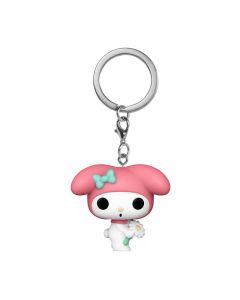 Funko Pop! Keychain: Hello Kitty - My Melody with Flower (Special Edition)