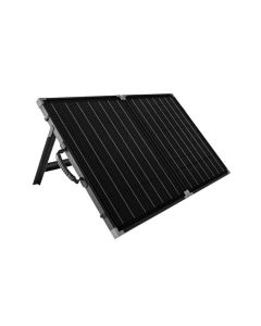 Gizzu 100W Universal Glass Solar Panel - Black