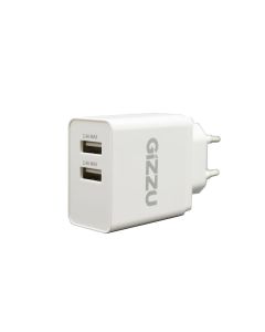 Gizzu Wall Charger Dual USB Port 3.4A sold by Technomobi