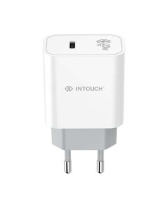 Intouch PD 20W Wall Charger - White / Grey