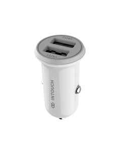Intouch Dual Car Charger 3.4A - White