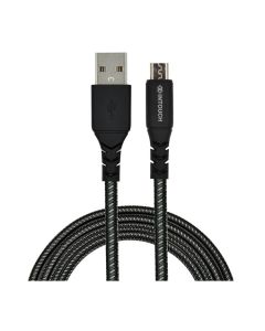 Intouch Micro USB Tough Braided 3A 1.2M Cable - Black
