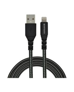 Intouch IOS Lightning Tough Braided 3A 1.2M Cable - Black