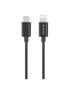 Intouch 2M USB Type C To Lightning Cable MFI - Black