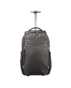 Kingsons Smart Series Laptop Trolley Backpack - Black