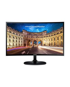 Samsung 24-inch LED Monitor C24F390FHA with Curved Display