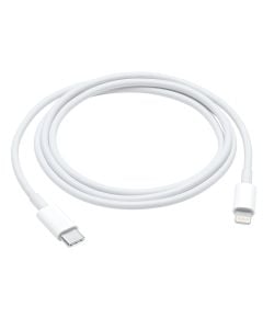 Apple Lightning to USB Type C 1M Cable in White sold by Technomobi