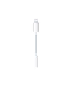 Apple Original Lightning to 3.5 mm Headphone Jack Adapter in White sold by Technomobi