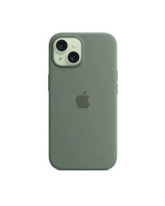 Apple iPhone 15 Silicone Case with MagSafe - Green