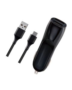 Muvit 2.4 Amp Car Charger + Type C Cable