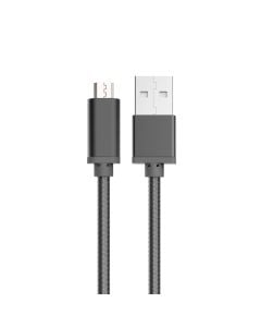 Muvit Bling Micro USB Braided Cable - Black