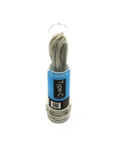 Orico Type C Braided ChargeSync Cable 1m - Silver