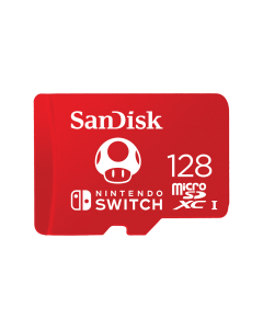 SanDisk Micro SDXC for Nintendo Cobranded 128GB, V30, U3, C10, A1, UHS-1, W 90MB/S