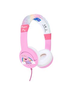 OTL Peppa Pig Glitter Rainbow Kids Headset - Pink