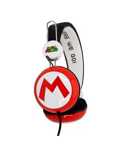 OTL Super Mario Iconic M Teen Stereo Headset - Red/White
