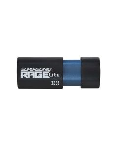Patriot Supersonic Rage Lite 32GB USB 3.2 Gen1 Flash Drive - Black