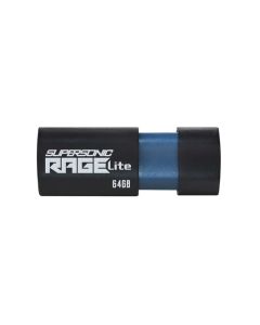 Patriot Supersonic Rage Lite 64GB USB 3.2 Gen1 Flash Drive - Black