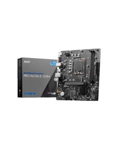 MSI PRO H610M-E DDR4 Intel 1700 mATX Motherboard - Black