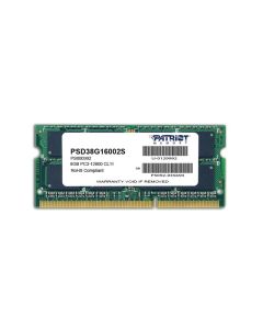Patriot Signature Line 8GB 1600MHz DDR3 Dual Rank SODIMM Notebook Memory