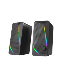 Redragon GS510 Waltz 2.0 RGB Gaming Speakers - Black