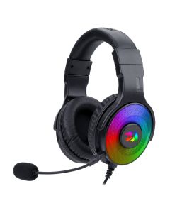 Redragon Over Ear Pandora USB + Aux RGB Gaming Headset in Black sold by Technomobi