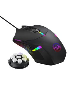 Redragon Centrophorus 7200Dpi RGB Wired Gaming Mouse in black sold by Technomobi