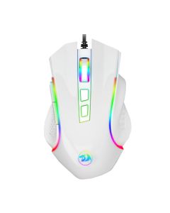 Redragon Griffin 7200Dpi Wired Gaming Mouse in White sold by Technomobi