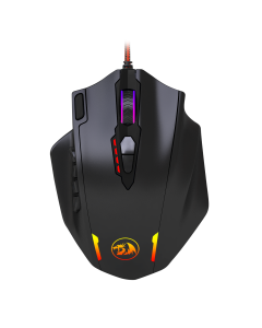 Redragon Impact 12400Dpi MMO Wired Gaming Mouse in Black sold by Technomobi