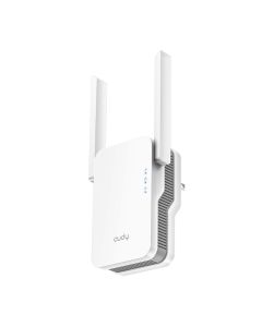 Cudy AX1800 WiFi Range Extender in white sold by Technomobi