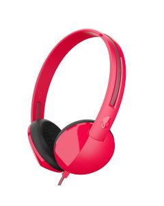 Skullcandy Anti On-Ear Headphones W/O Mic - Red/Burgundy/Red