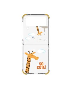 Samsung Galaxy Z Flip4 SMAPP Giraffe Printed Case sold by Technomobi