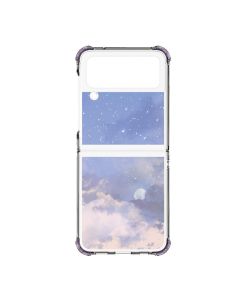 Samsung Galaxy Z Flip4 SMAPP Purple Sky Printed Case sold by Technomobi