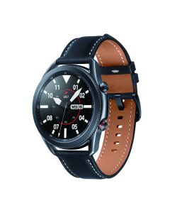 Samsung Galaxy Watch 3 Stainless Steel 45mm LTE - Mystic Black Leather Strap