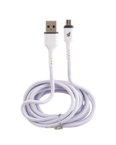 Superfly  2.4A Micro Usb 2M Cable - White