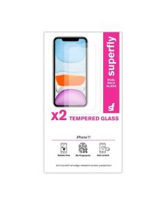 Superfly Dual-Pack Tempered Glass Screen Protector for Apple iPhone 11 Pro Max