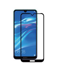 Superfly Tempered Glass Screen Protector Huawei  Y7  2019 - Black